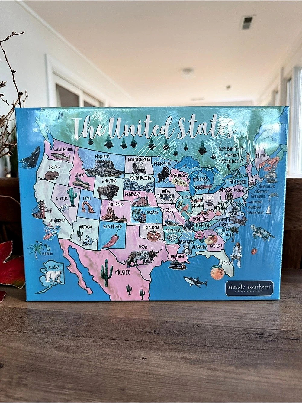 Simply Southern The United States 1000 Piece Puzzle